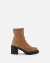 BOTTINES LINNY/VEL TAUPE - minelli.fr